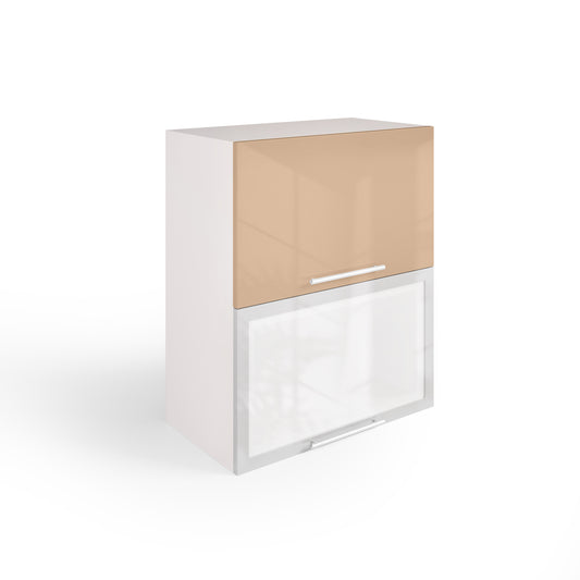 Meuble de Cuisine Haut, 60 cm, 2 Portes dont une Vitrée