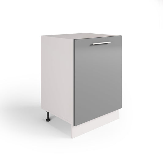 Meuble de Cuisine Bas, Sous évier 60 cm, 1 Porte