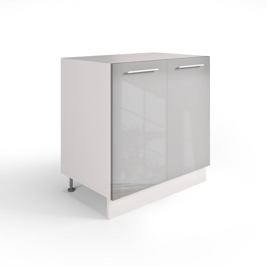 Meuble de Cuisine Bas, 80 cm, 2 Portes